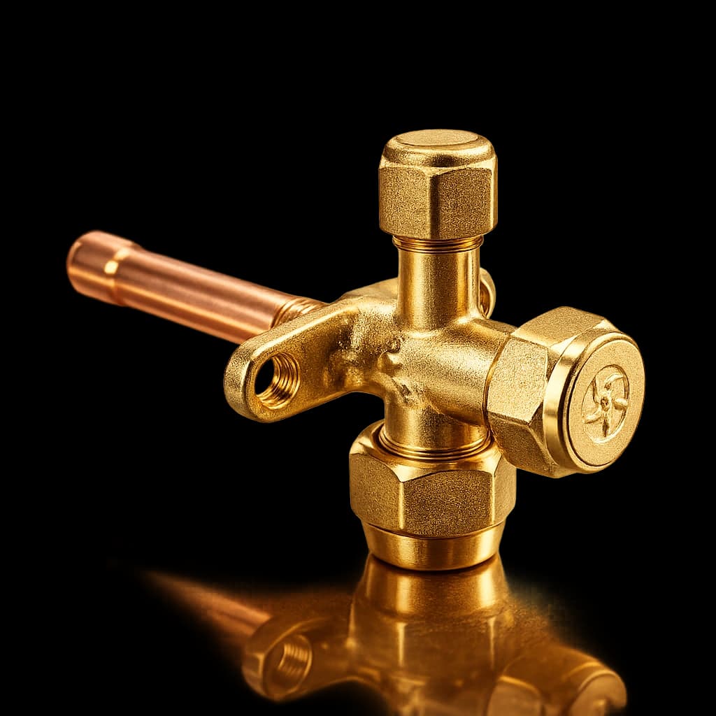 Split AC Service Valve (Brass)